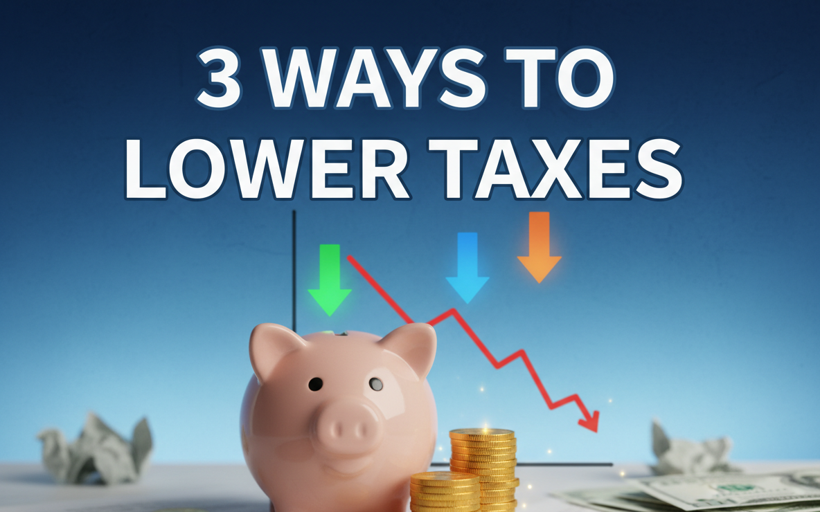 3 Ways to Lower Taxes