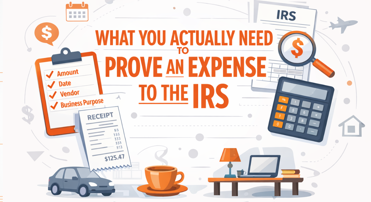What You Actually Need to Prove an Expense to the IRS