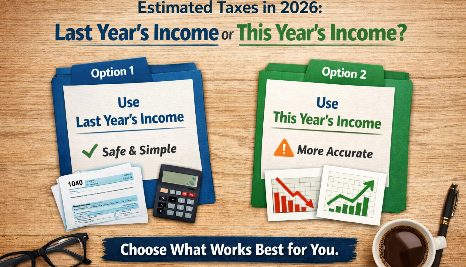 Do Estimated Taxes Use Last Year’s Income or This Year’s?