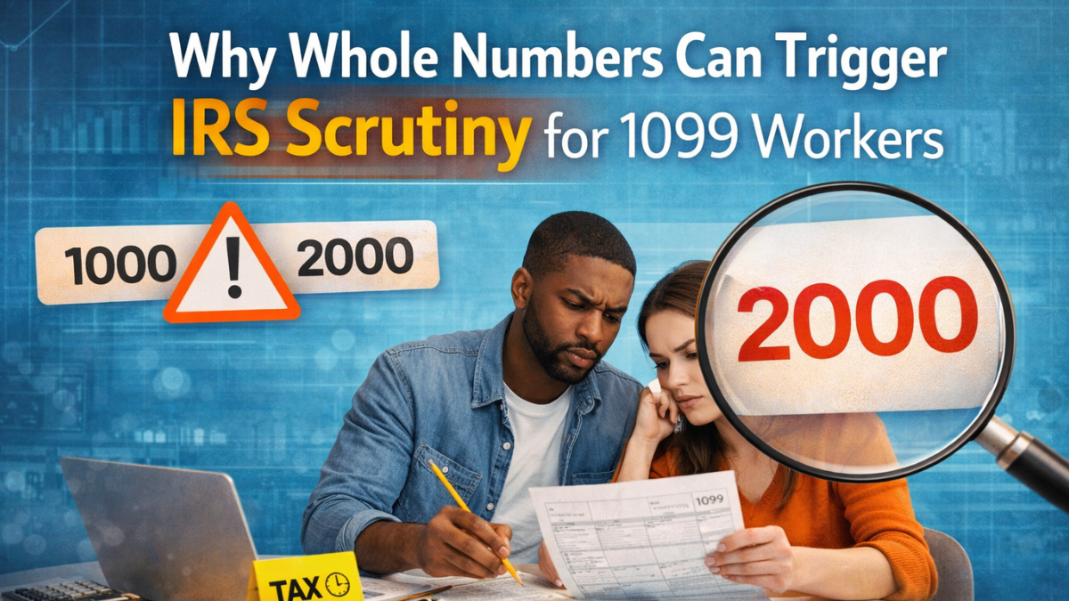 Why Whole Numbers Can Trigger IRS Scrutiny for 1099 Workers