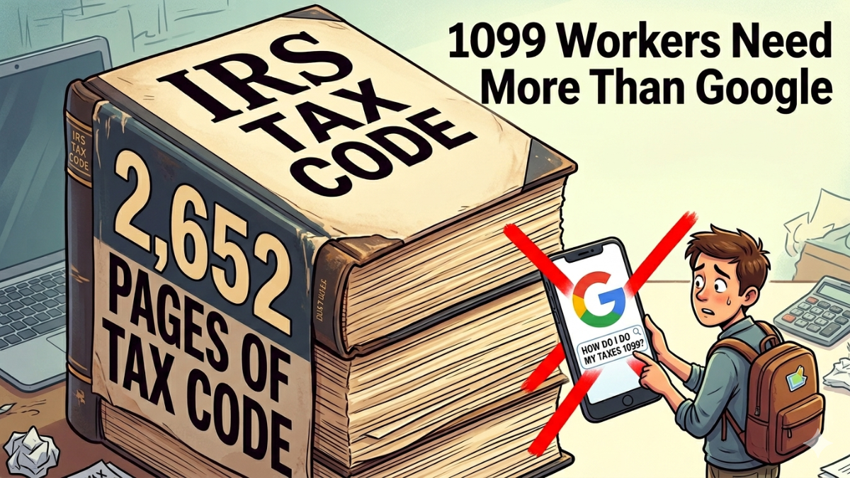 2,652 Pages of Tax Code vs. You: Why 1099 Workers Need More Than Google